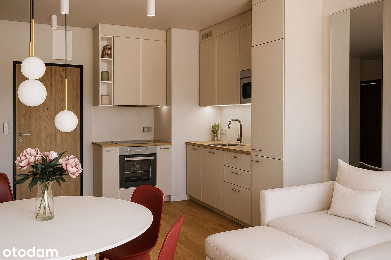 Nowe, mieszkanie 2-pokojowe 40 m² | Jasielska | Wykończone| Prywatnie - Pełny obrazek: 3/9