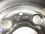 Felga stalowa 15" Mercedes 5x112  ET60 - 5