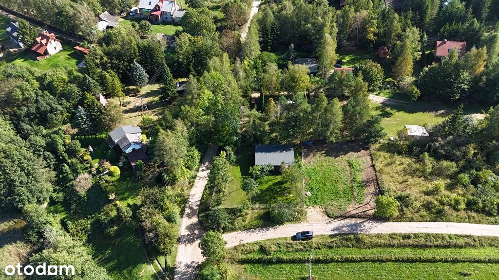 Działka rekreacyjna z domkiem nad j. Leleskim-4