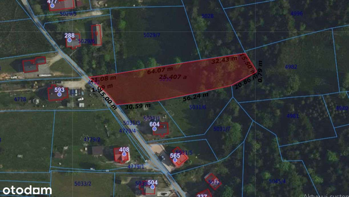 Działka budowlana - Pełny obrazek: 4/6