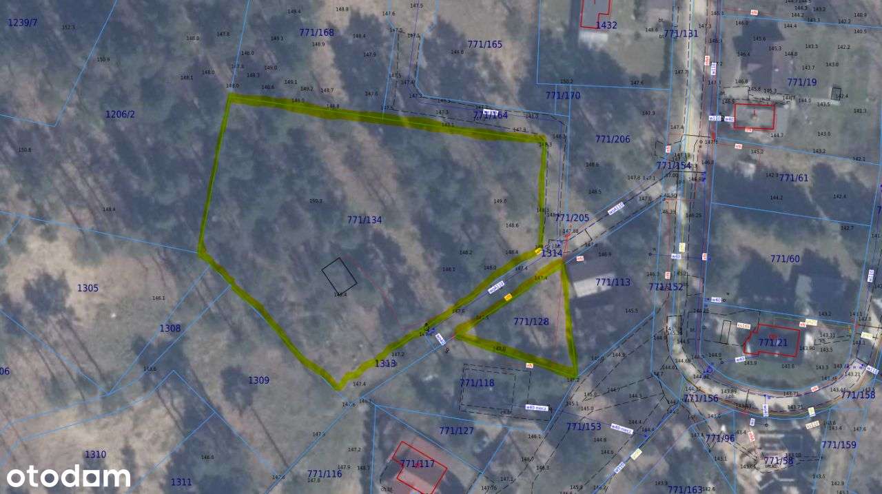 Działki budowlane nad jeziorem / możliwy podział - Pełny obrazek: 1/4