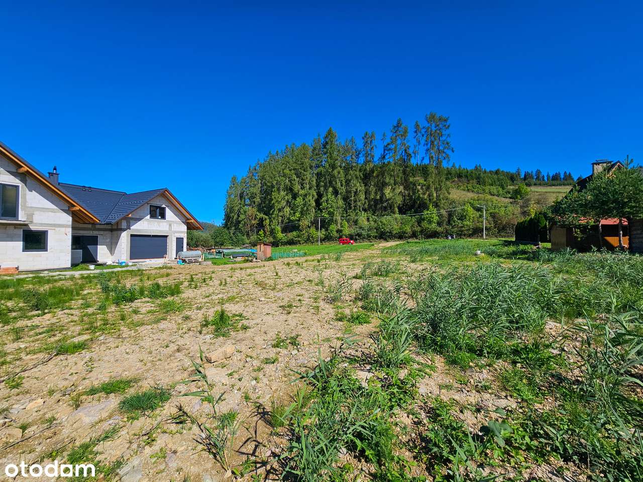 Trzy działki budowlane 850, 948, 1029 m2 -natura, góry blisko jezioro.-6