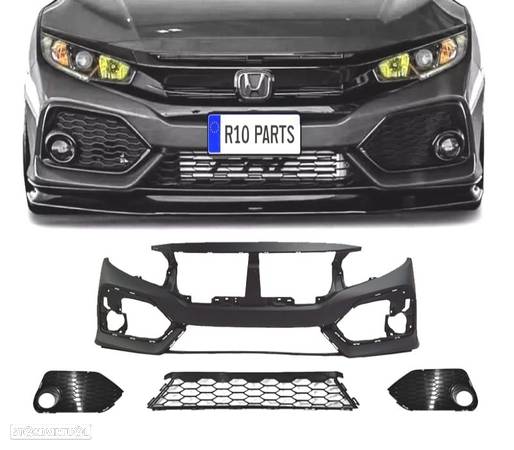 PARA-CHOQUES FRONTAL PARA HONDA CIVIC 16-20 LOOK SI - 1