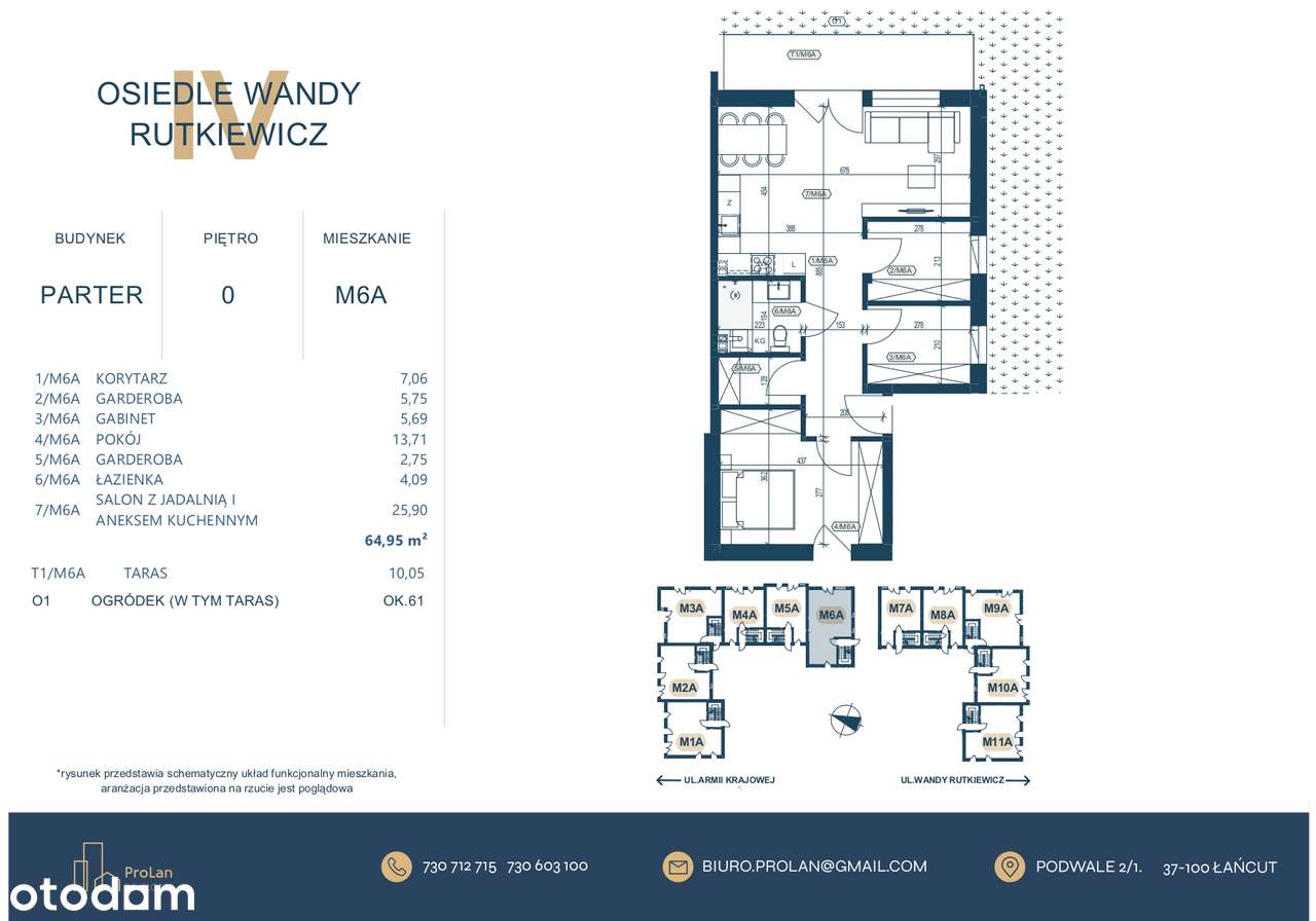 NOWA INWESTYCJA Łańcut, ul. W. Rutkiewicz. SPRZEDANE - Pełny obrazek: 4/8