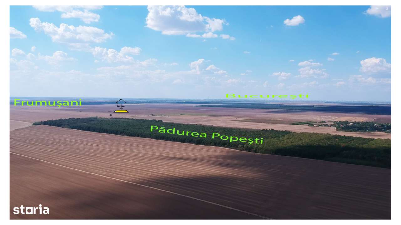 Comunitate verde, teren intravilan case – Frumușani, 13 km-A0. Superb.-7