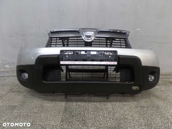 DACIA DUSTER 09-13 ZDERZAK PRZOD GRILL ATRAPA HALOGENY TEK23 - 2