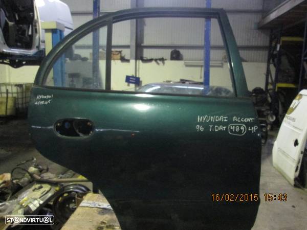 Porta REF489 HYUNDAI ACCENT 1996 4P VERDE TD - 1