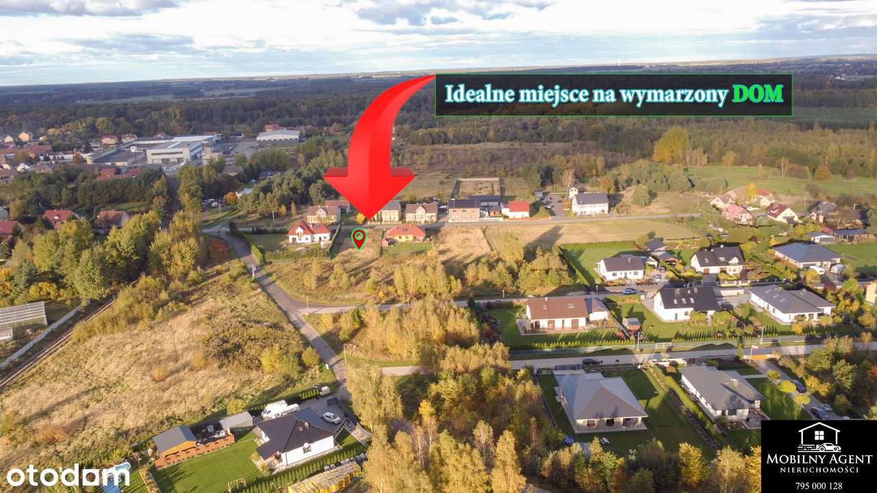 Na sprzedaż działka budowlana – Małomice, ul. Szkolna-4