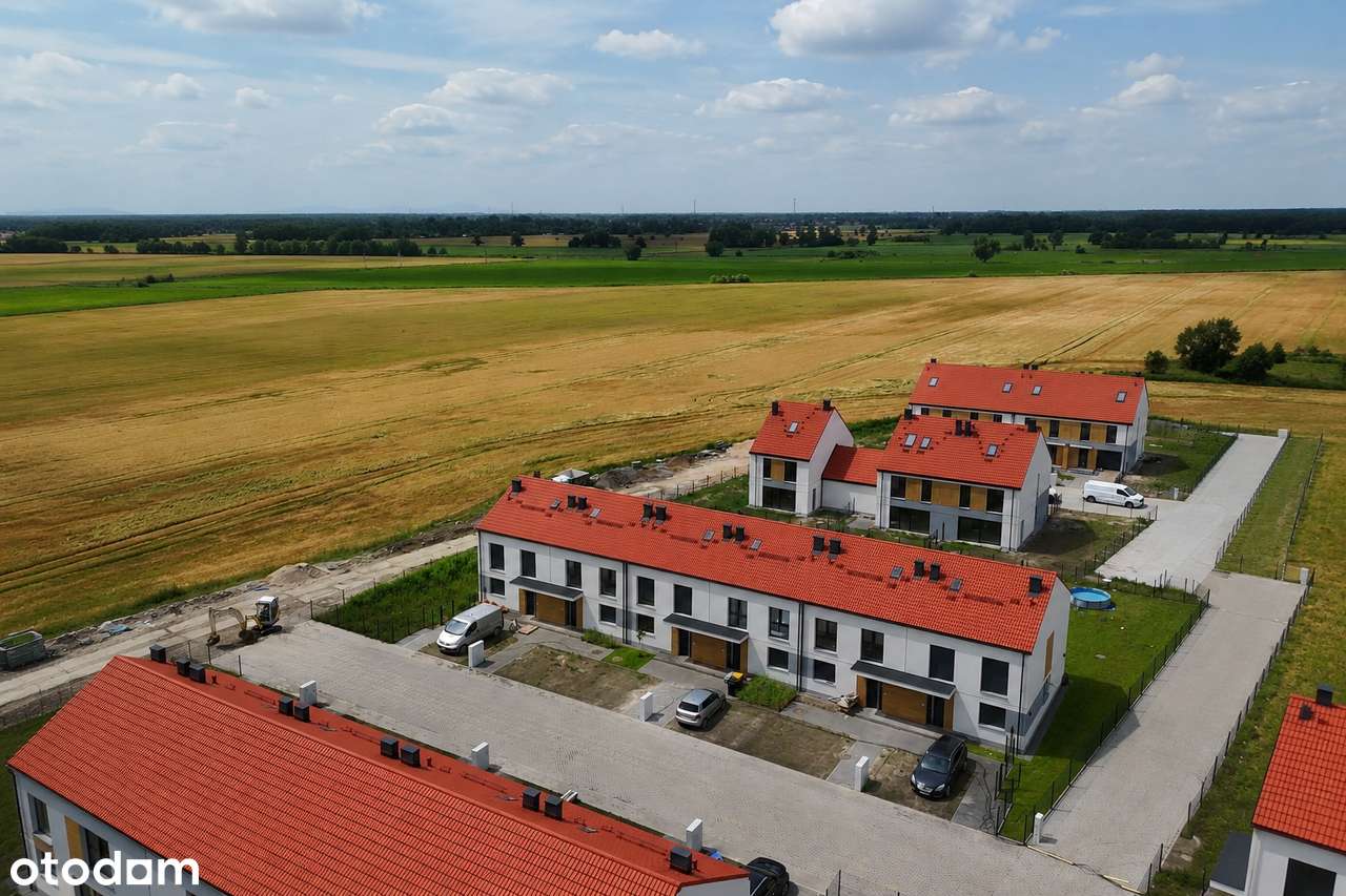 Szereg | garaż | 113,72 m²+ 14,07 m² | Dobrzykowice | Pompa ciepła