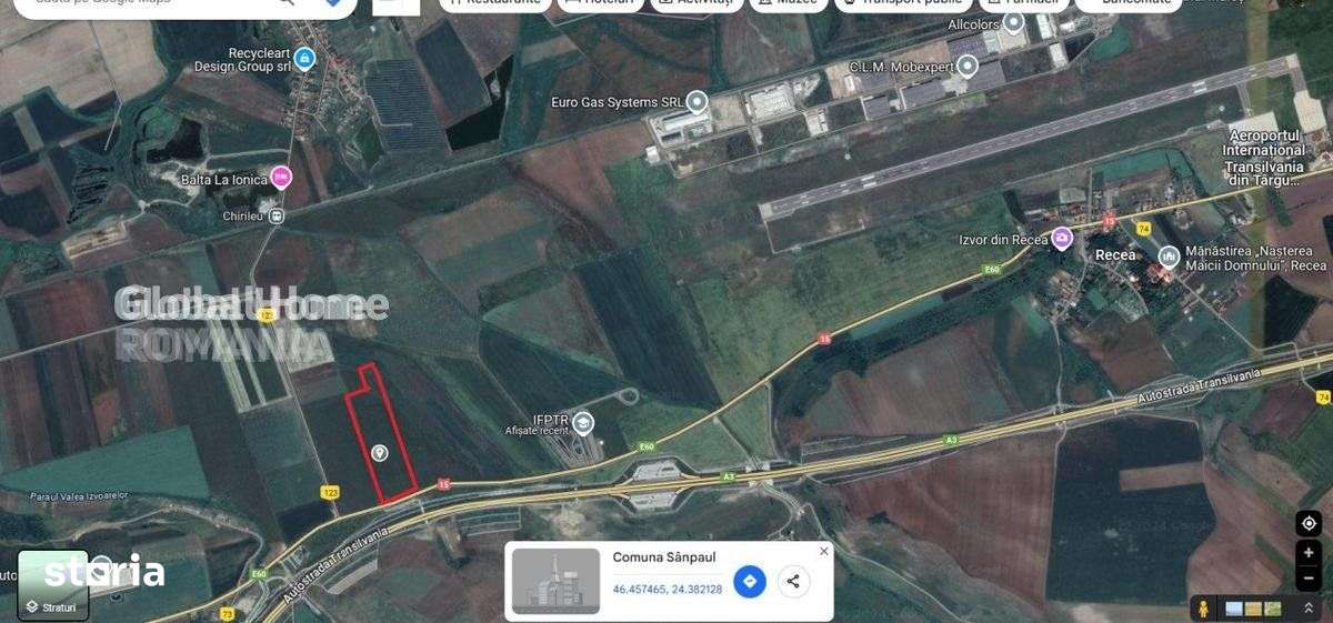 Teren 25000 MP | TG. MURES-SANPAUL | INTRAVILAN | 98 m acces DN 15 | A - Imagine principală: 5/8