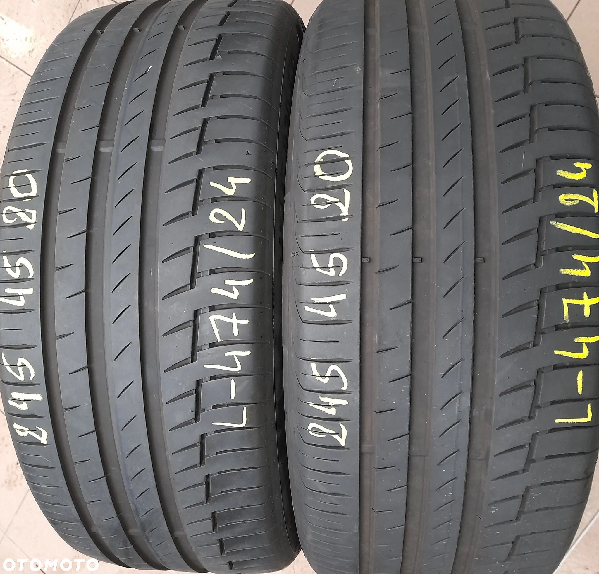 245/45R20 103Y (L474/24)003 2szt 5,5mm PC6 PremiumContact 6 CONTINENTAL 2019r LETNIE - 1