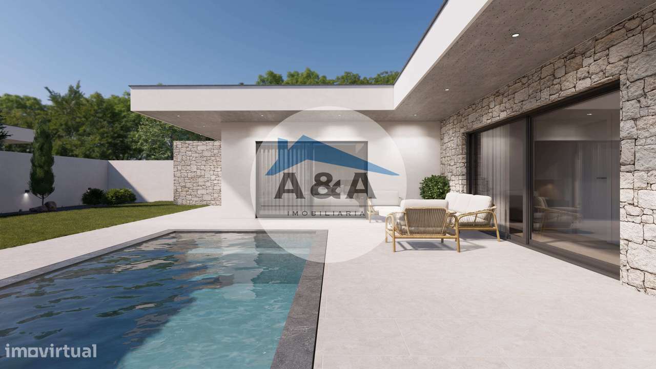 Conjunto de Moradias Térreas Independentes com Piscina, "Key-ready"-4