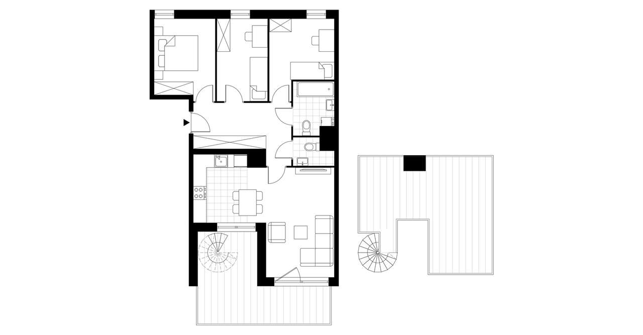 4-pokojowe mieszkanie 69m2 Bezpośrednio - Pełny obrazek: 4/7