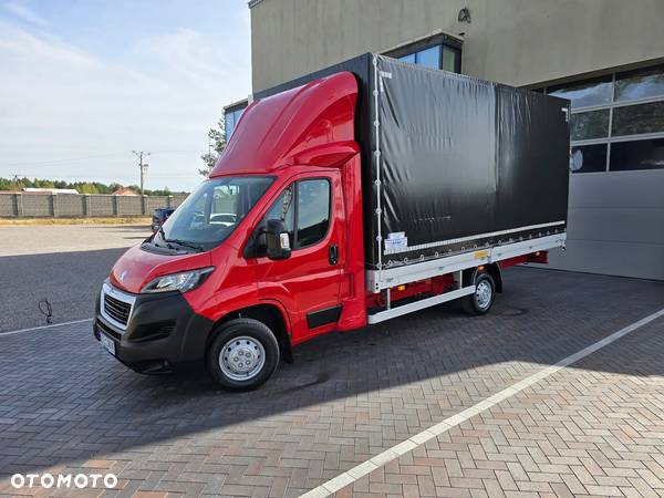 Peugeot BOXER PLANDEKA 10 PALET FIRANA 69 Tyś km SERWIS DO OSTATNIEGO Km SALON PL STAN JAK NOWY - 9