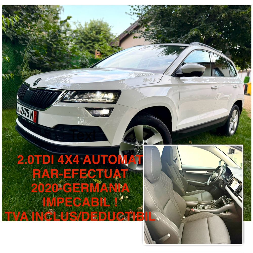 Skoda Karoq 2.0 TDI SCR 4x4 DSG Sportline 2020