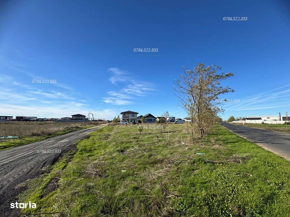 Teren intravilan 523 mp Berceni, Ilfov – gaz/curent, direct la șosea - Imagine principală: 5/7