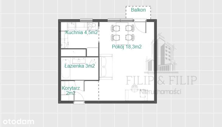 Kompaktowa kawalerka-Blisko UMK i starego miasta-8