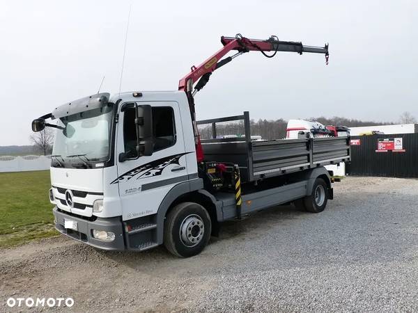 Mercedes-Benz ATEGO 1224 HDS PALFINGER PK450L/ DŹWIG / ŻURAW / NOWA 3-STRONNA WYWROTKA / KIPER / EURO 5 / DMC 11.990 KG / ŁADOWNOŚĆ 6.800 KG / DŁ. 4.50 M / 10 EUROPALET/ STAN IDEALNY / OKAZJA - 15