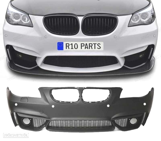 PARA-CHOQUES FRONTAL PARA BMW E60 E61 03-07 LOOK M4 PDC NEVOEIRO - 1