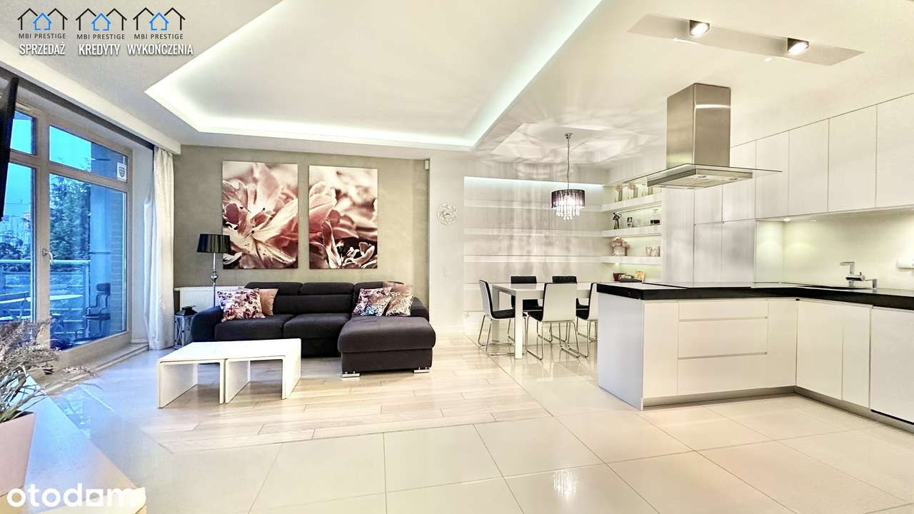 Nowoczesne, w pełni umeblowane mieszkanie 80 m² z balkonem – Ujeścisko - Pełny obrazek: 3/15