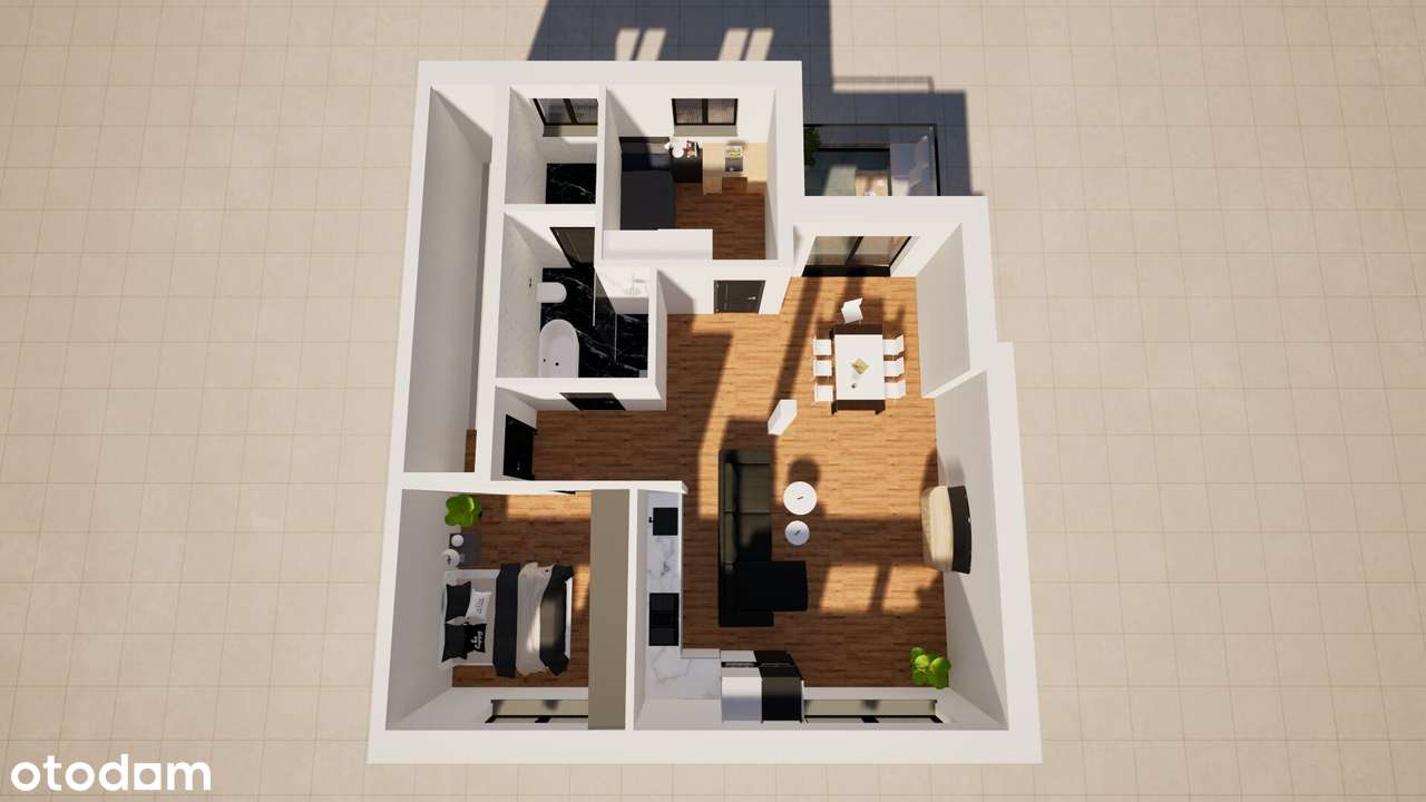 Nowe mieszkanie 79,5 m² z tarasem i ogródkiem-13