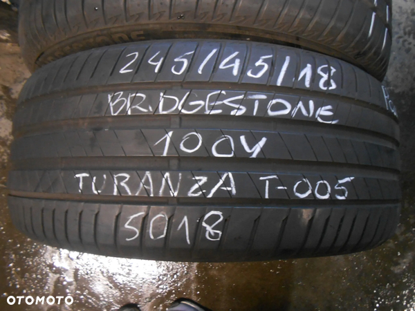 OPONY 245/45R18 BRIDGESTONE TURANZA T005 DOT 5018 7.6MM - 3