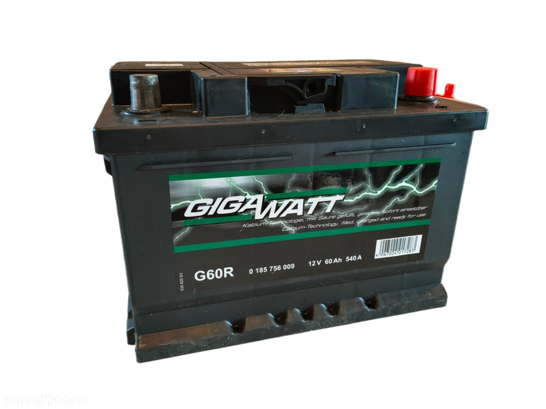 Akumulator Gigawatt G60R 12V 60Ah 540A Bosch Niski MOŻLIWY DOWÓZ MONTAŻ - 1