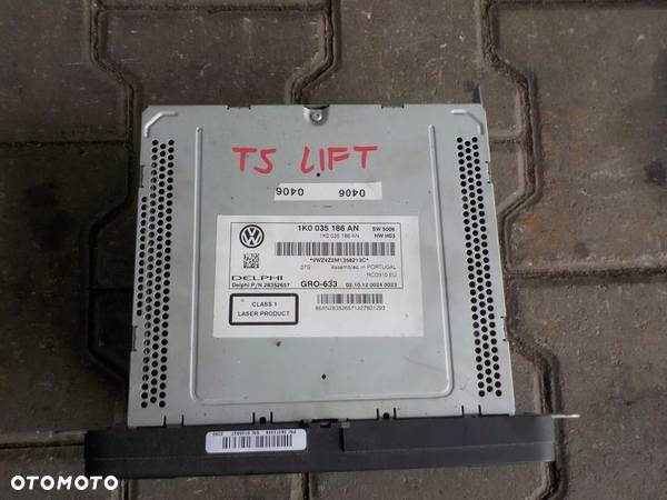 VW T5 LIFT ORYGINALNE RADIO CD 1K0035186AN - 4