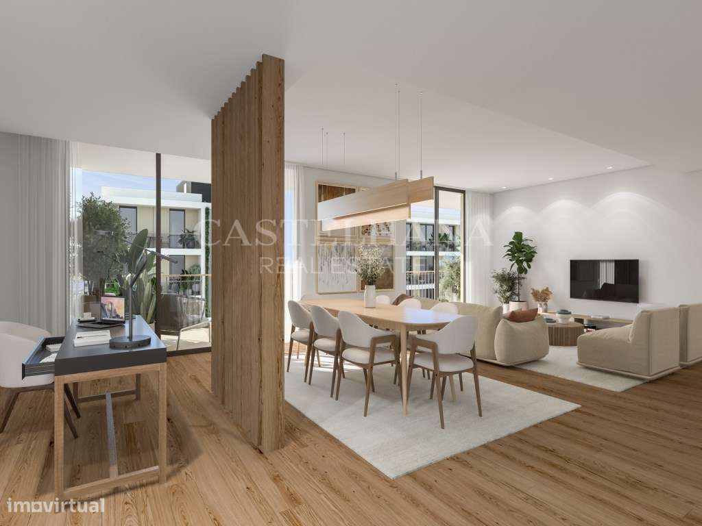 Apartamento T4 com terraço em novo empreendimento em Carnaxide - Grande imagem: 3/83