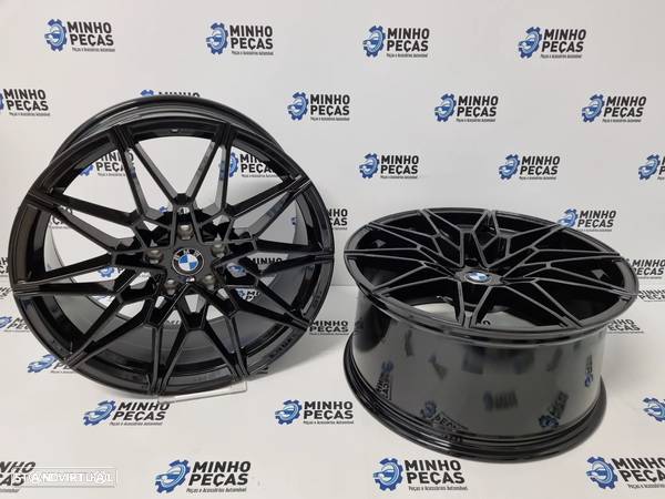 Jantes BMW 826M M4 Competition 2021 em 20 (5x120) Preto Brilho - 4