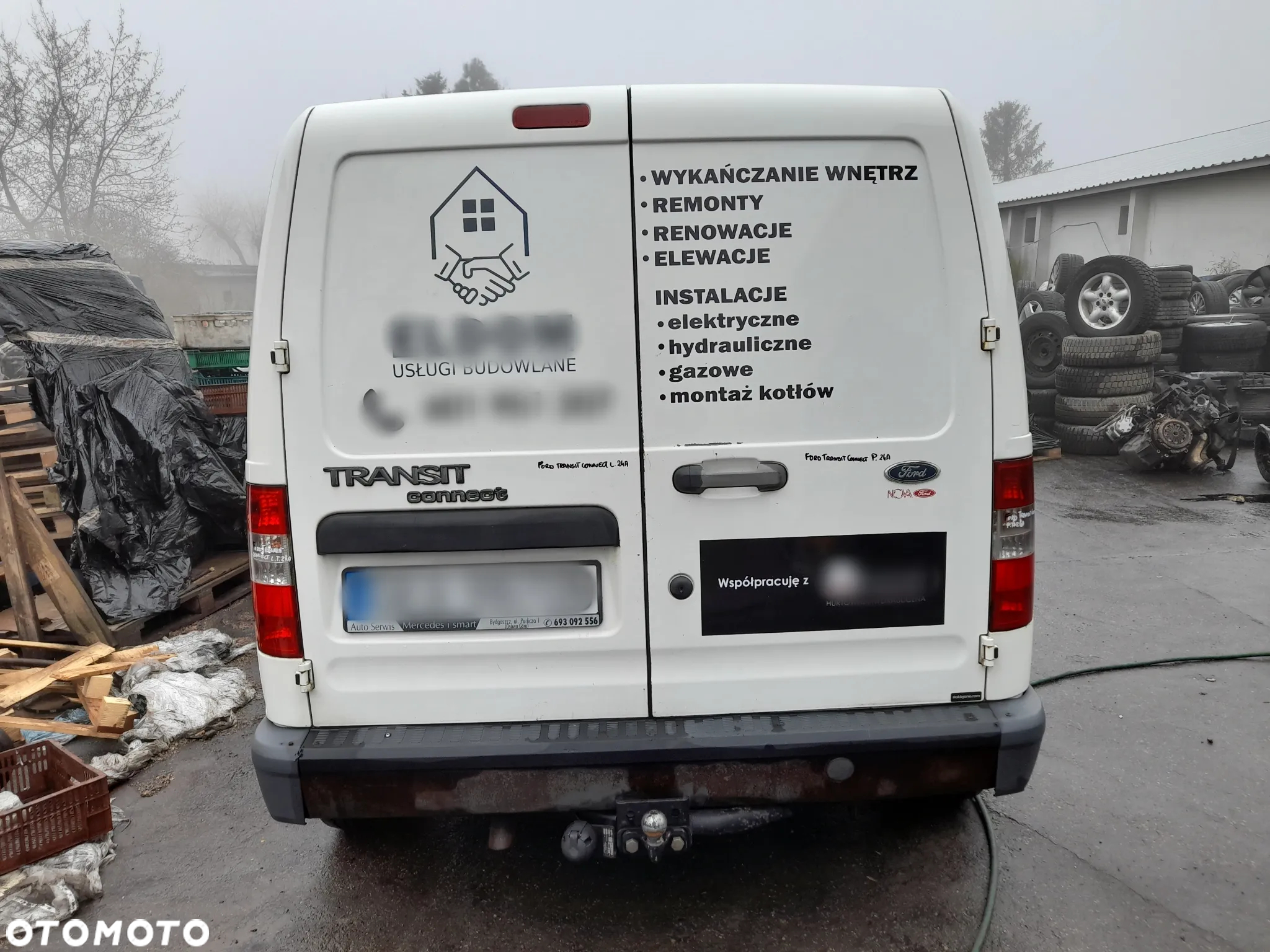 FORD TRANSIT CONNECT I MK1 DRZWI LEWY TYŁ LEWE TYLNIE Z KLAPY AA - 15