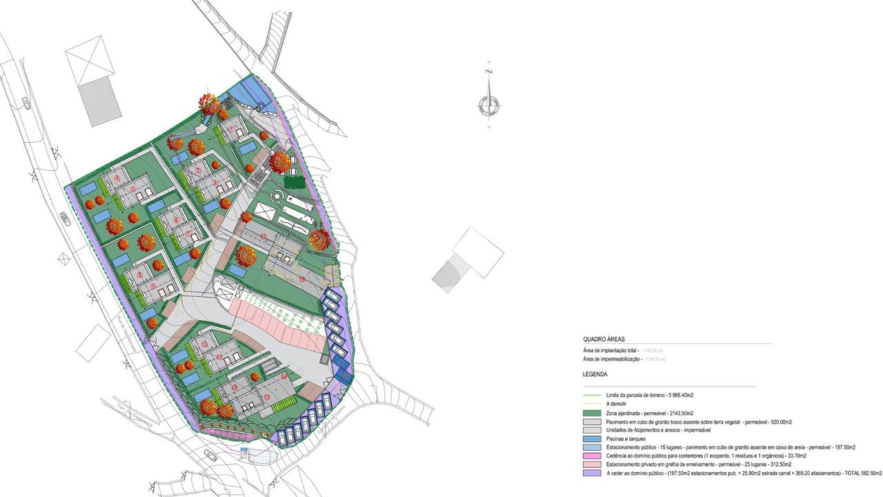 TERRENO com PROJETO APROVADO para ALDEAMENTO TURÍSTICO