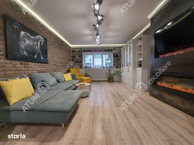 Apartament cu 3 camere etaj 1 cu parcare si terasa in Selimbar-0