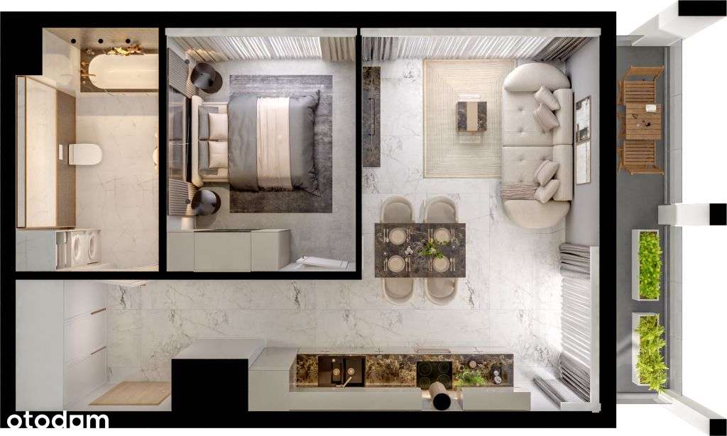 Gemini G7 | mieszkanie 2-pok. | A10-8-79 - Pełny obrazek: 4/9