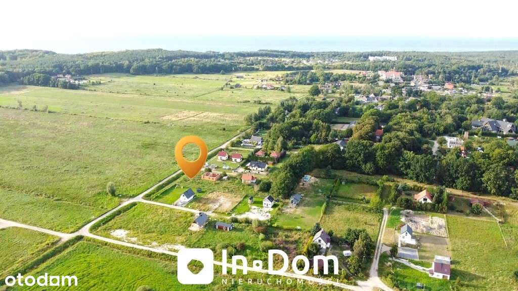 Działka z rozpoczętą budową - Dębina gm. Ustka. - Pełny obrazek: 4/4