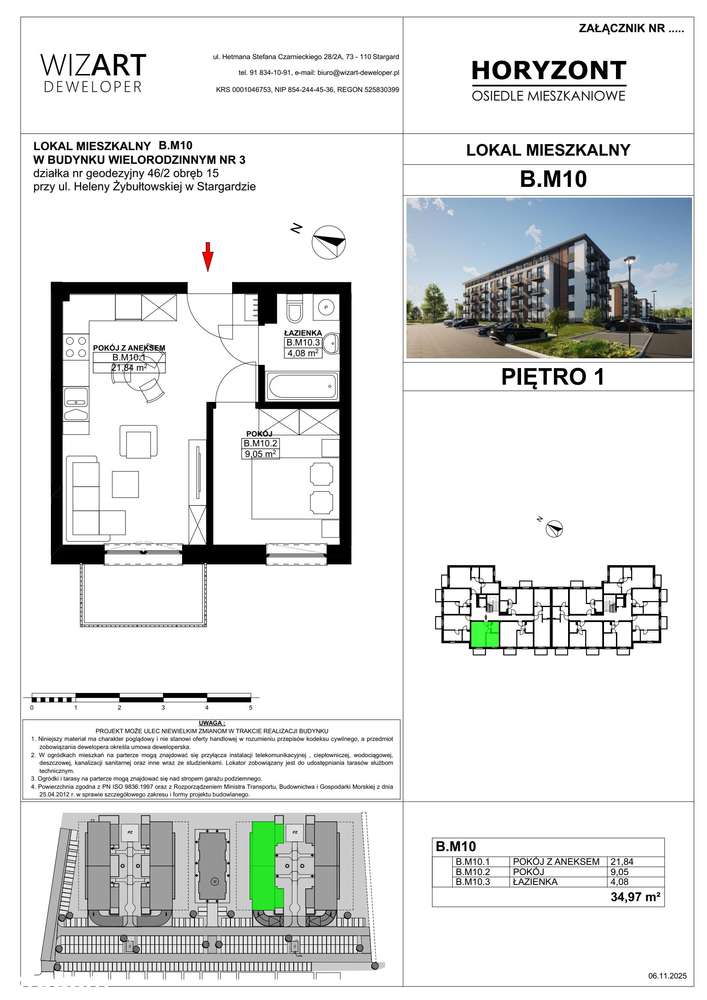 Osiedle Horyzont | etap 3 | mieszkanie B10 - Pełny obrazek: 2/7
