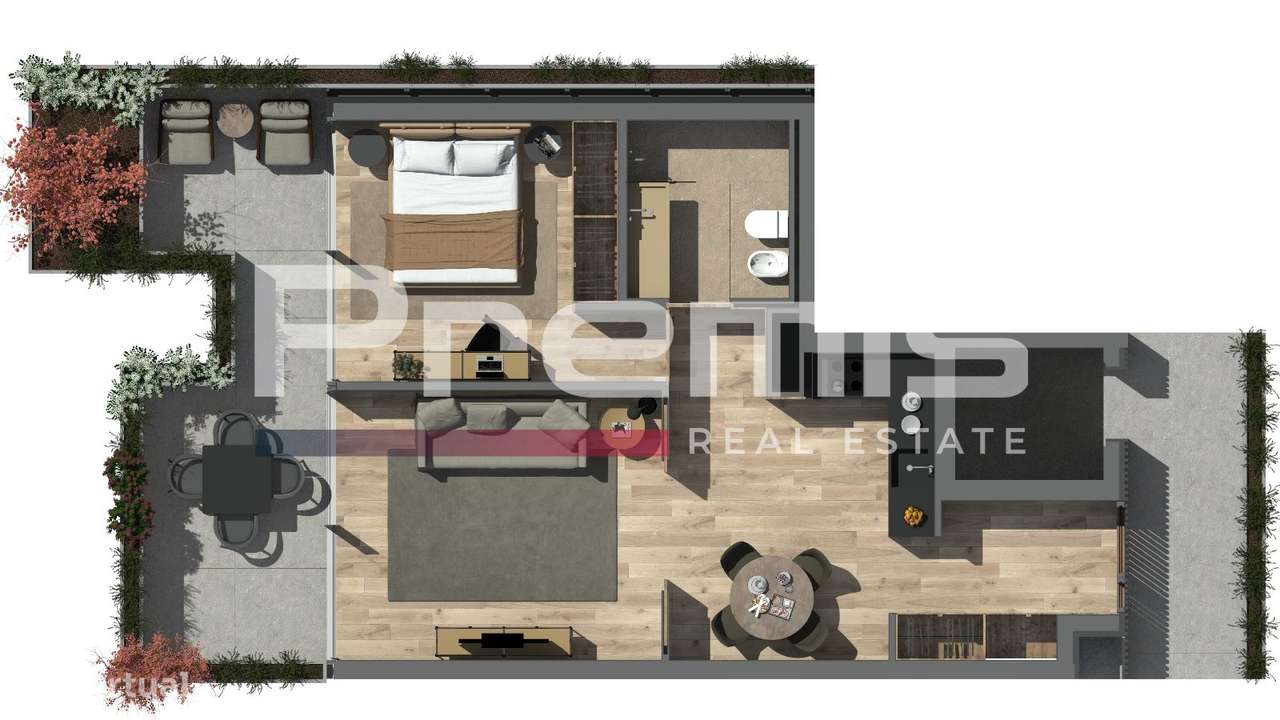 Apartamento T1 equipado e mobilado, com varanda, no OPORTO METROPOLITA-18