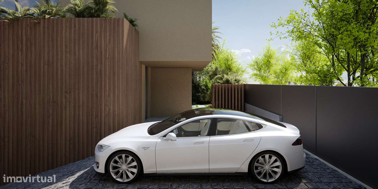 Moradia T4 com piscina, garagem e vista jardim e serra-32