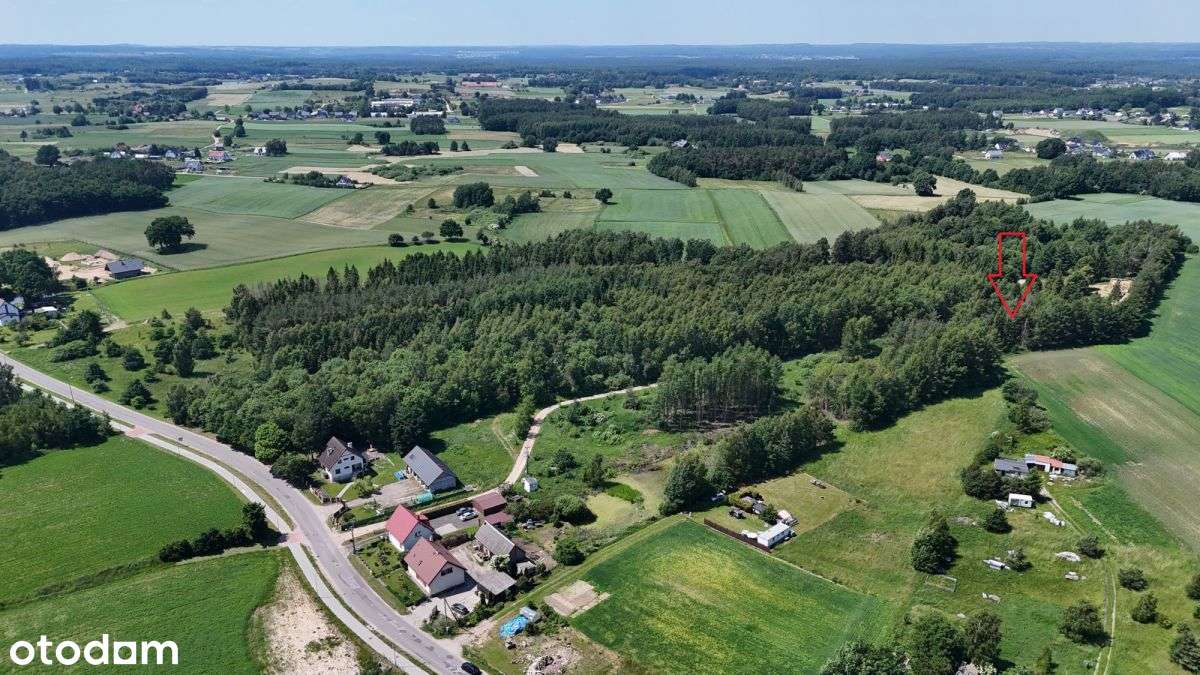 Działka budowlana przy lesie-0