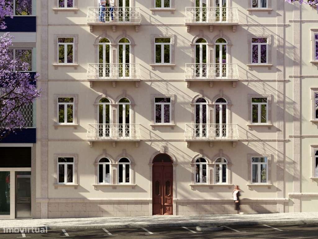 Apartamento T2 com terraço a tardoz, Avenidas Novas, Lisboa-8