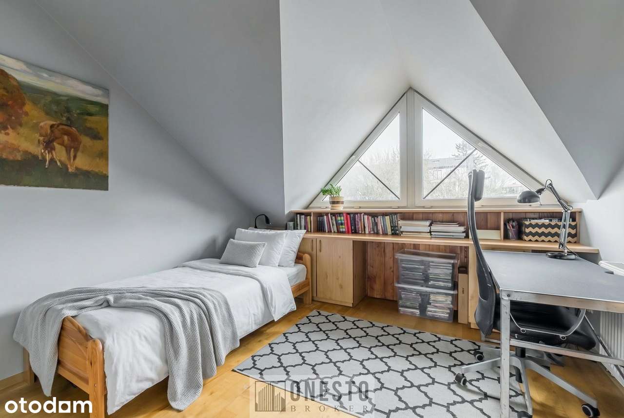 Przytulny dom 4 sypialnie + kominek, taras, ogród, garaż *Szerokie*-7