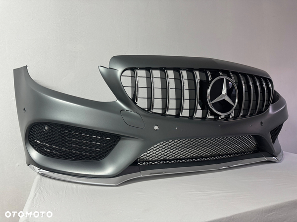 Mercedes C-klasa W205 2014- Przed Lift Zderzak przedni - WERSJA AMG Line - 2