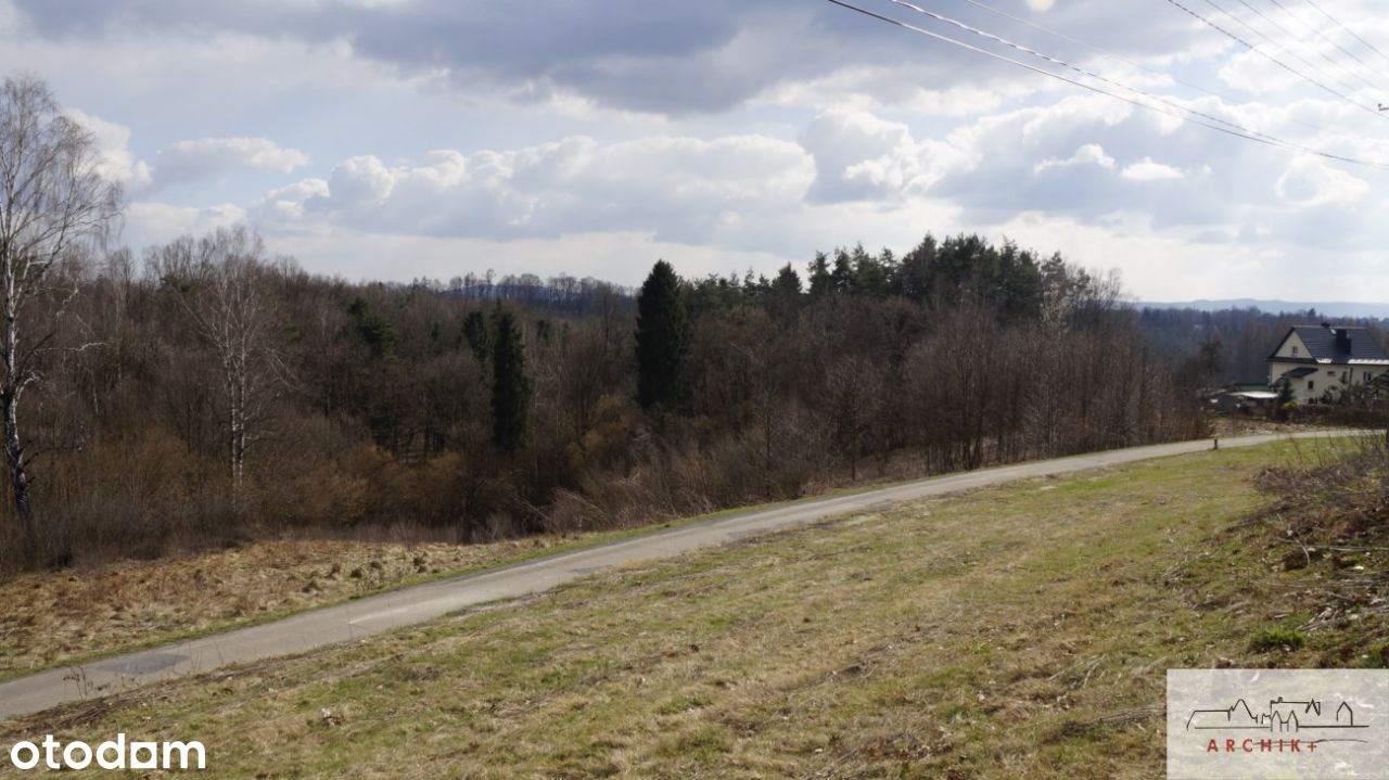 Widokowa działka w Sieprawiu