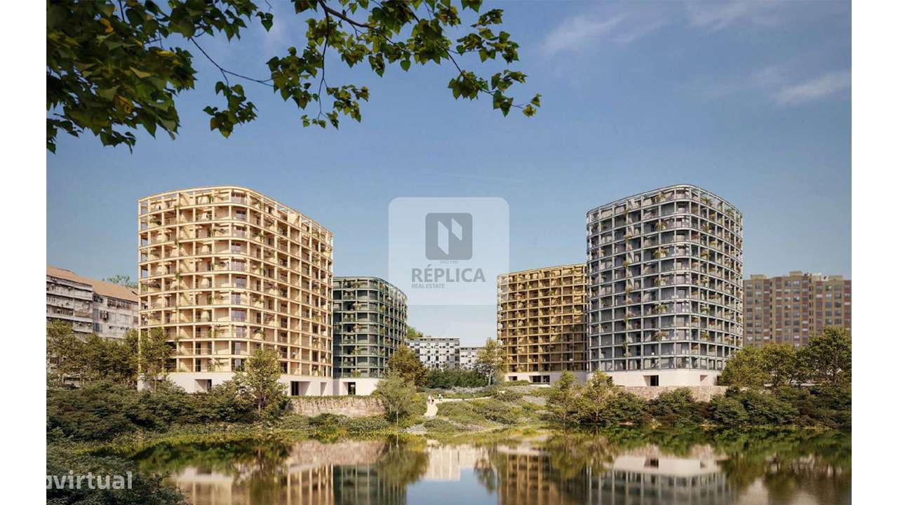 Apartamento T2+1  com Varanda em Arca d’Água | Lake Towers Porto - Grande imagem: 5/11