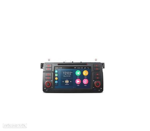 AUTO RÁDIO GPS ANDROID 10 PARA BMW E46 ROVER 75 MG ZT - 1