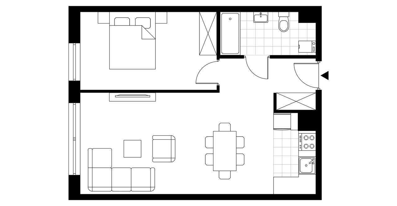 Moderato I​I​I | mieszkanie 2-pok. | C7 - Pełny obrazek: 4/9