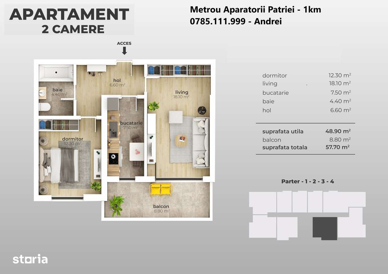 Studio49mp - Aparatorii Patriei metrou 12 min-6