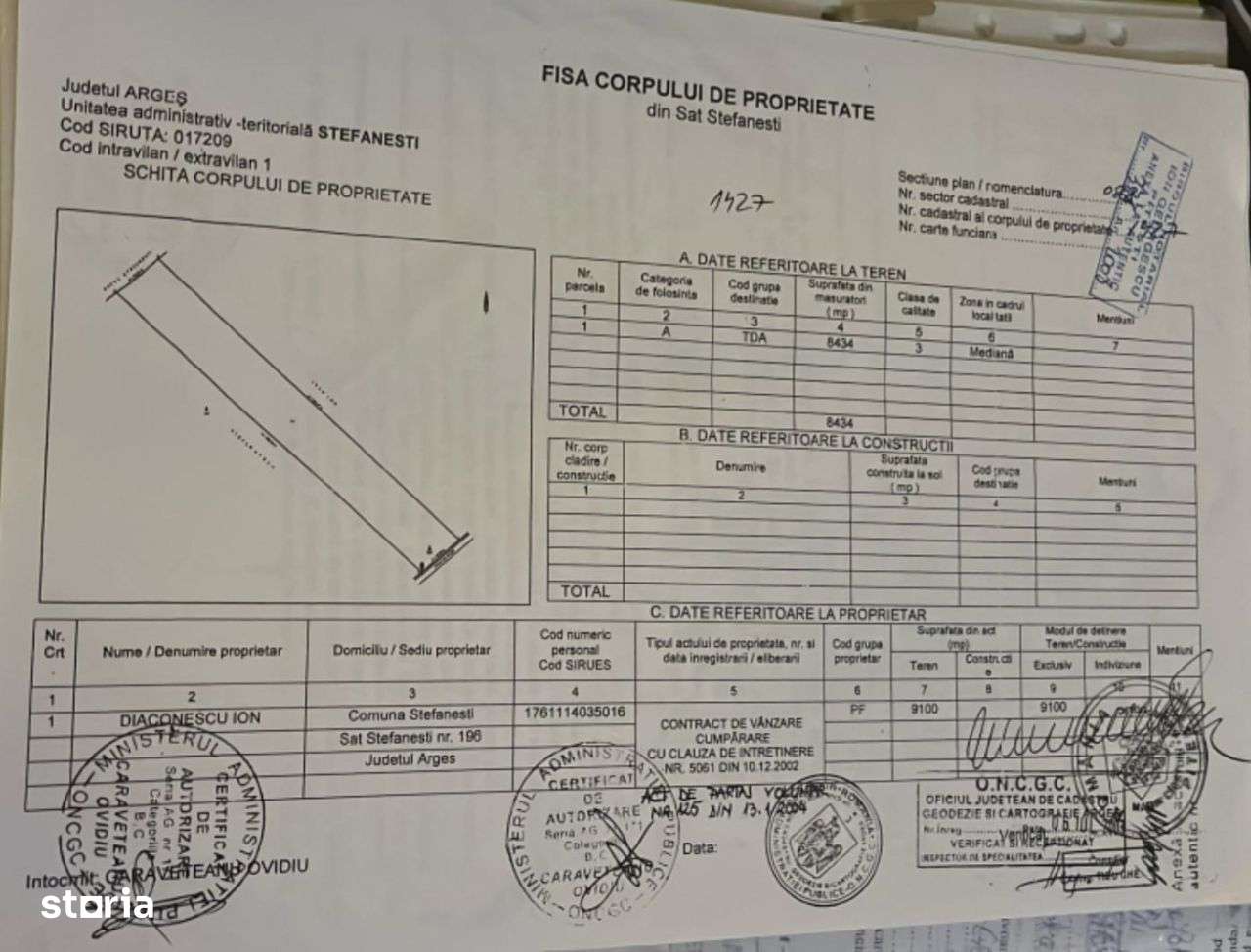 Teren intravilan de vanzare Stefanesti - LIDL - Imagine principală: 3/3