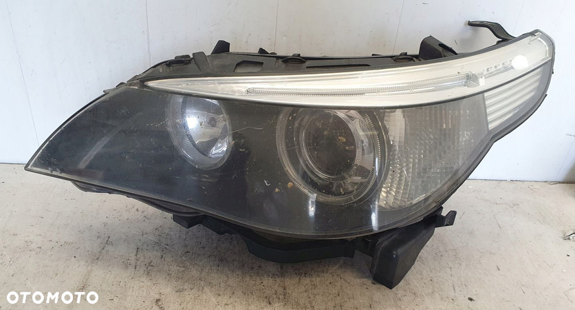 BMW 5 E60 03- LAMPA PRZÓD LEWA XENON ORYGINAŁ EUROPA - 1