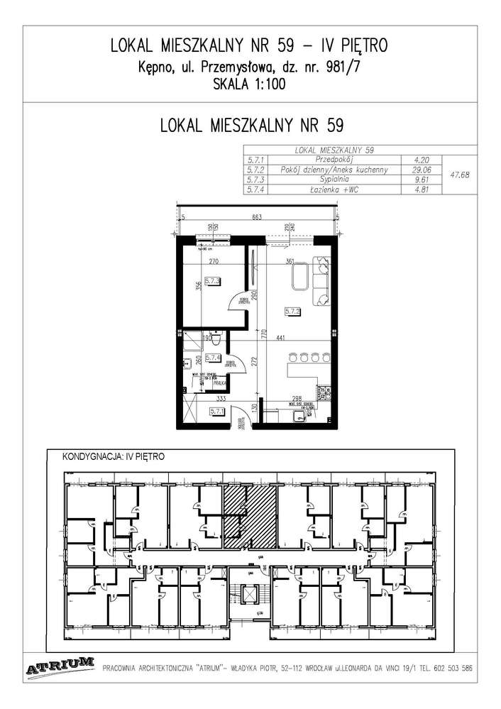 Osiedle Lawendowe 2 pokoje pow. 47,68 m2